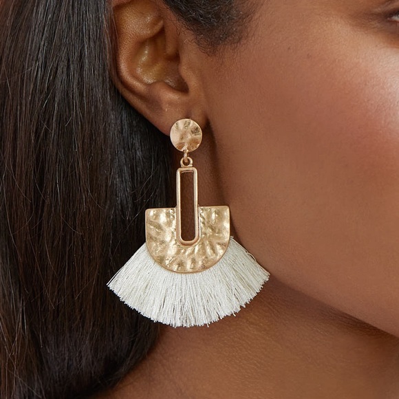 8 Other Reasons Jewelry - 18K Gold Plated Tassel Earrings